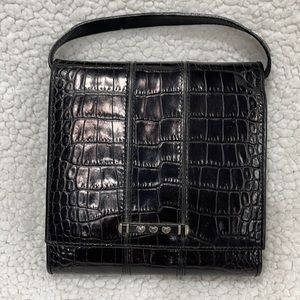 Brighton chocolate brown clutch